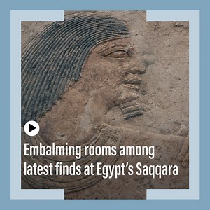 2.1K views · 66 reactions | Egypt unveils embalming rooms for humans and animals in latest archaeological discovery | The National | Facebook