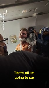 This unruly passenger was being so disruptive flight attendants had to strap him to his seat. | Metro