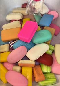 Unpacking soap🛍️🫧🤤 #soap #asmr | soap asmr