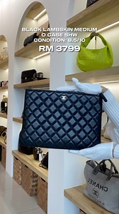 2650-19 Black Lambskin Medium O Case SHW Auth No: 22XXXXXX...