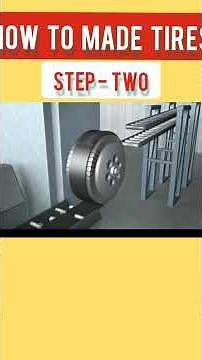 HOW TO MADE TIRES | TIRE MANUFACTURING PROCESS | FOUR STEPS