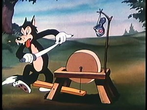 Cartoon Wolf Sharpening Knife Stock Footage Video (100% Royalty-free) 1829945 | Shutterstock