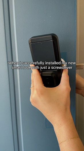 She IS the moment: https://bit.ly/3Egqf2t #Kwikset #SmartLock #Security #DIY #HomeUpgrades | Kwikset Door Hardware