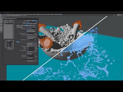 LightWave test - Flow UP - Remesh Resolution