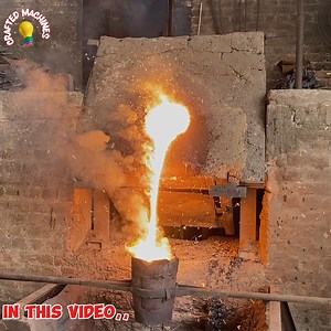 2.7K views | 200 Year old Iron is being Melted Down to make the Rotavator Shaft in Santa Ana  #skillshare #machinetools #handmadework #manufacturingprocess #IronMelts | Crafted Machine | Facebook