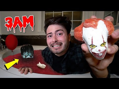 DO NOT USE PENNYWISE BATH BOMB AT 3 AM!! (IT ACTUALLY WORKED)