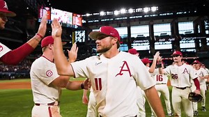 4.4K views · 205 reactions | The offense for No. 8 Arkansas explodes in an 18-1 victory over No. 9 Oklahoma State. #NCAABaseball x  TW/RazorbackBSB | NCAA Baseball | Facebook