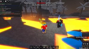 Unlocking the rarest volcano fish in roblox fisch (update!) #roblox #imfiji | ImFiji Gamaing