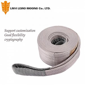 [Hot Item] Duplex Flat Woven Webbing Belt Sling Made-in-China Multi-Specification Industrial Lifting