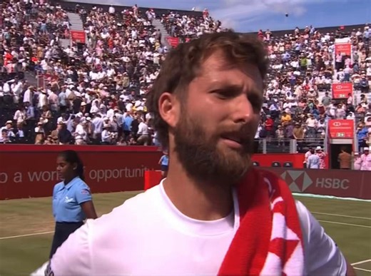 Reporter: "No F-bombs please."Corentin Moutet: "Fuck fuck fuck."Reporter: "I'm gonna ask you one more question so please keep it clean, okay?"Corentin Moutet: "Fuck fuck fuck."