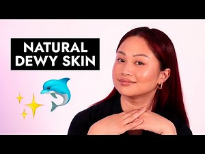 How I get "Dolphin Skin" | glowy, shiny, radiant skincare & makeup