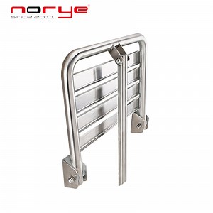 [Hot Item] Folding Toilet Bath Chair Commode Chair Stainless Steel Shower Seat for Disabled