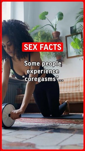 Some people experience “coregasms” which are orgasms triggered by abdominal exercises. #sex #facts￼
