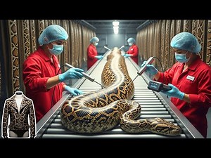 A day Inside the Python Leather Industry: Complete Factory Workflow From Skin to Luxury Fashion