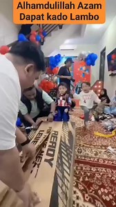 242K views · 4.8K reactions | Alhamdulillah Azzam dapat kado Lambo guys朗 #abangl #azzam #ultah #leslarlovers #mariaasrawati #fyp | Maria Asrawati | Facebook