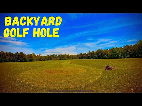 DIY Three Hole Golf Course: Backyard Golf