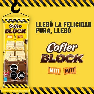 ¿Por qué elegir si podés tener los dos?​ Con el Cofler Block Miti Miti, disfruta lo mejor del chocolate blanco y negro. 🍫 | Arcor