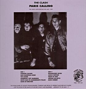 The Clash - Paris Calling