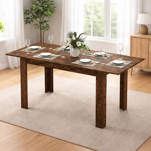 Extendable Dining Table, Rustic Farmhouse Wood Dining Table, Modern Kitchen Table, Large Family Dinner Table, Handmade Wooden Furniture - Etsy