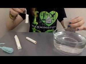 Tampon absorbency test (Regulars)