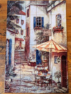 Tuscany Italy Ceramic Tile Mural Backsplash. - Etsy