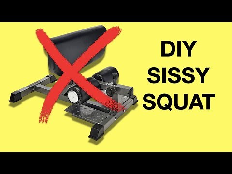 DIY Sissy Squat Machine (Leg Extension Alternative)