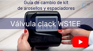 Cambio de arosellos y espaciadores Válvula Clack WS1EE - Carbotecnia