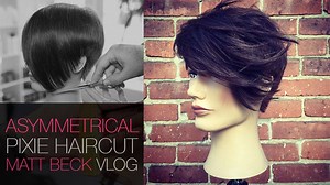 7.7K views · 323 reactions | Asymmetrical Undercut Pixie Haircut with Tapered Edge | Free Salon Education | Facebook