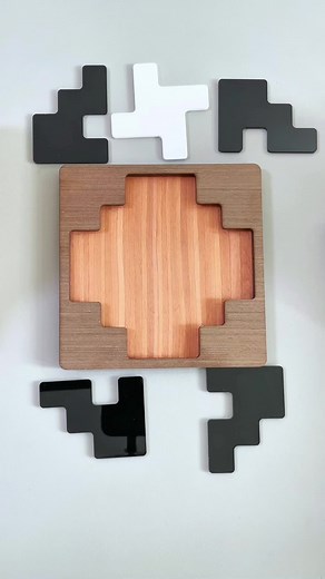 How to put five parts into the framework？you will be surprised.#iqtest #puzzle