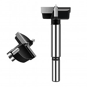 ASNOMY 1-1/2 Inch Forstner Drill Bit, Carbide Tipped Forstner Bit for Hard Wood, Wood Drilling Hole Saw Set Woodworking Hinge Cutter Tool Kits for Wood Plastic Plywood