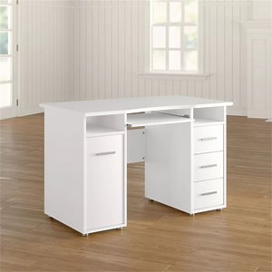 [Hot Item] Modern Home Office Furniture White MDF Computer Desk with Drawers