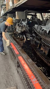 Precision quenched: Leaf springs heated to 820-860°C, conveyed to fixtures, formed to perfect arc, then plunged into cold oil. The heat-meets-cool magic boosts hardness & toughness, tackling heavy loads and rough roads effortlessly. Ready to upgrade your durability? Contact us today! #Leafspringmanufacturer #leafspringsupplier #EISCOLeafspring #heavydutyleafspring #trucksprings #customleafsprings #rearleafspring #bestleafsprings #frontleafsprings #trailerspring #ballesta #ПЛАСТИНЧАТЫЕРЕССОРЫ #re