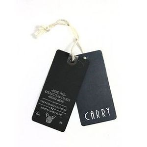 [Hot Item] Printing Garment Apparel Hang Tag Thickness 800GSM Paper Swing Tag Label Hangtag