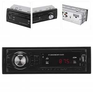 Lecteur MP3 de voiture - Dilwe - MP3 Bluetooth - 8 Fonctions - Commande au volant - ABS et métal