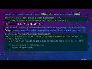 How to Select from an Enum Field in Spring
