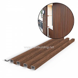 [Hot Item] Teak Wood Pattern 30 Years Using Life External PVC Cladding
