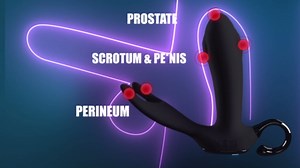 Prostate Massager Anal Vibrator, YOLOSEKS Anal Sex Toys with 10 Thump Tapping & Vibration Modes, Remote Controlled Anal Plug Adult Sex Toys for Men, Women and Couples, Vibrating Butt Plug Adult Toys