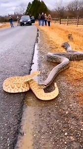178K views · 235 reactions | Observed in Daylight: Rattlesnake vs Python Wildlife Face-Off 勞 ( AI-Generated for Entertainment Purposes Only ) | lana rose | Facebook