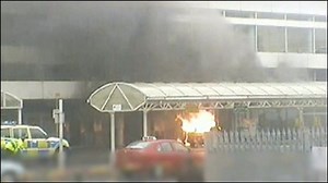 CCTV footage of car bomb attack