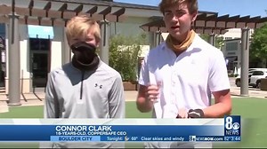 Two North Carolina teens have launched a face mask & neckwear company Coppersafe Masks with part for the proceeds going to help front line health workers! If interested, you can purchase one at coppersafemasks.com | Las Vegas NOW | Facebook