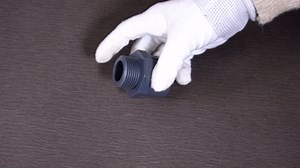 1Pcs 2" PVC Pipe Fitting, SCH80 (Male Thread x SOC) NPT Male Thread Adapter, PVC Slip Coupling Connector for Furniture Assembly, Irrigation System