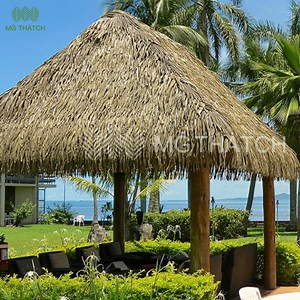 [Hot Item] Waterproof Palm Leaves Thatch Roof Tile Manufacturer Building Materials