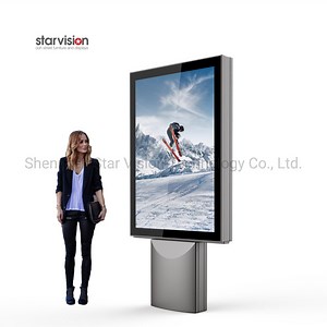 [Hot Item] Outdoor Aluminum Frame LED Scrolling Message Board Mupi Advertising for Roadside
