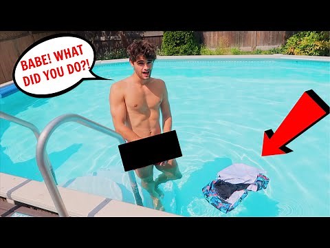 Dissolving Swimsuit Prank On Boyfriend!!
