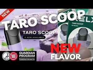 TARO SCOOP POD REVIEW 3% / NEW TARO FLAVOR – RELX INFINITY RELX ARTISAN RELX INFINITY PLUS