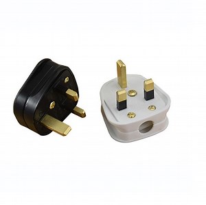 [Hot Item] High Current 13A 250V 3 Pin Type G 13A Fused UK Power Plug Top Power Industrial Plug