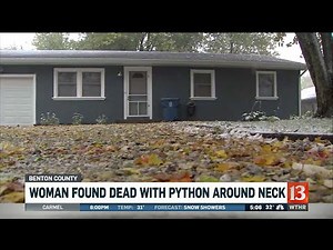 Indiana woman found dead with python around neck, autopsy confirms snake killed her