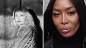 Gigi Hadid shows off her toned physique in tiny bra top and trousers