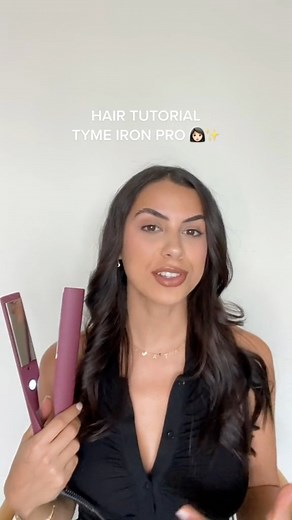 Stunning curls with just a twist and a twirl ✨朗#gorgeoushair #stunninghair #silkyhair #hairgoals #brunette #hairtutorial #tipsandtricks #curlinghair #hairproducts | TYME | Facebook