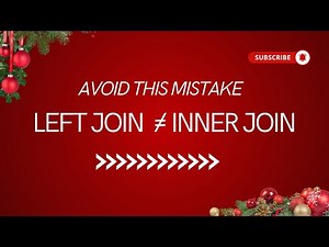SQL | Why Your LEFT JOIN Acts Like an INNER JOIN! SQL Tricks and Traps